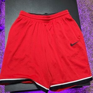 Nike Men's Vibrant Red Sports Shorts